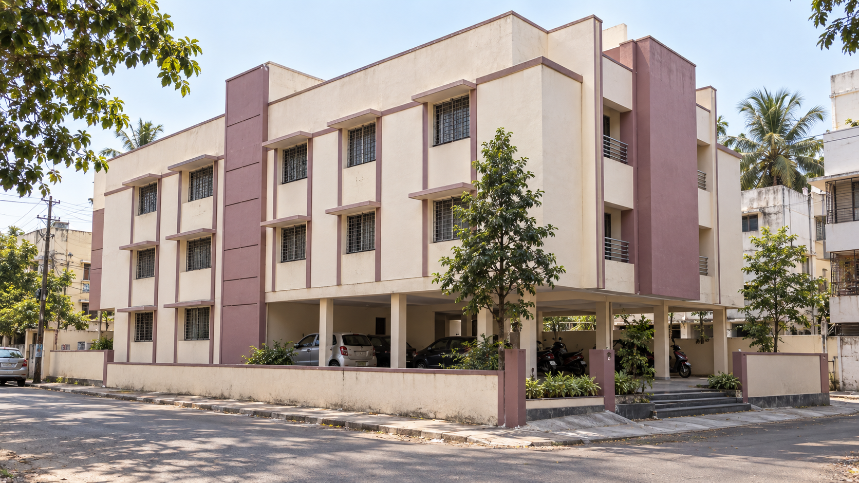 Shiv Apartments – Rangarajapuram exterior view